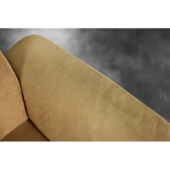 Image 1 of Vintage 2-zits Pegasus bank in teakhout voor Ekornes