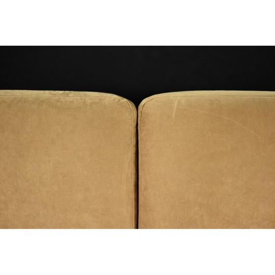 Image 1 of Vintage 2-zits Pegasus bank in teakhout voor Ekornes