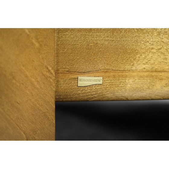 Image 1 of Vintage 2-zits Pegasus bank in teakhout voor Ekornes