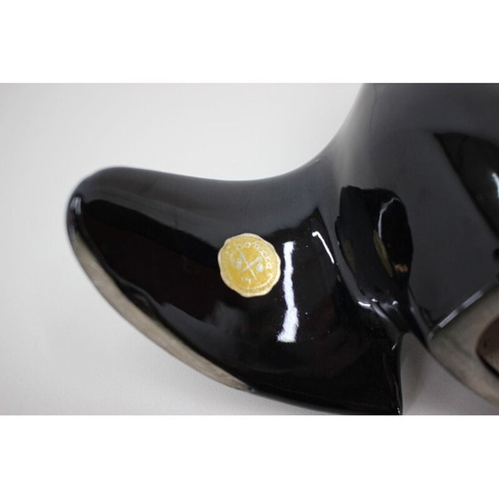 Image 1 of Vintage porseleinen zwaan van Miroslav Smutný, Tsjecho-Slowakije 1960