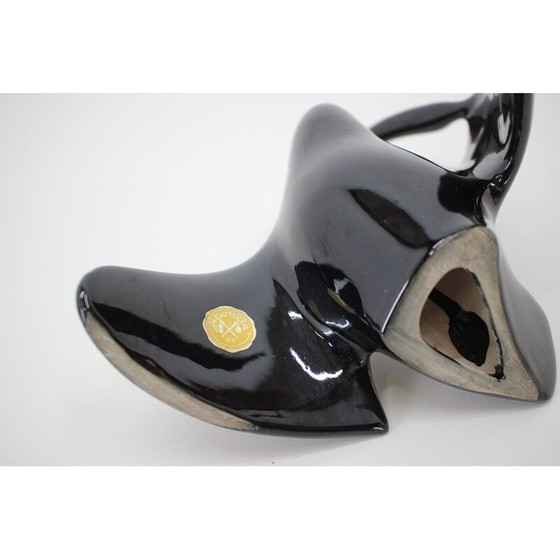 Image 1 of Vintage porseleinen zwaan van Miroslav Smutný, Tsjecho-Slowakije 1960