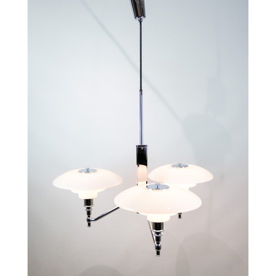 Image 1 of Vintage opaal glazen hanglamp van Poul Henningsen voor Louis Poulsen, jaren 1925-1926