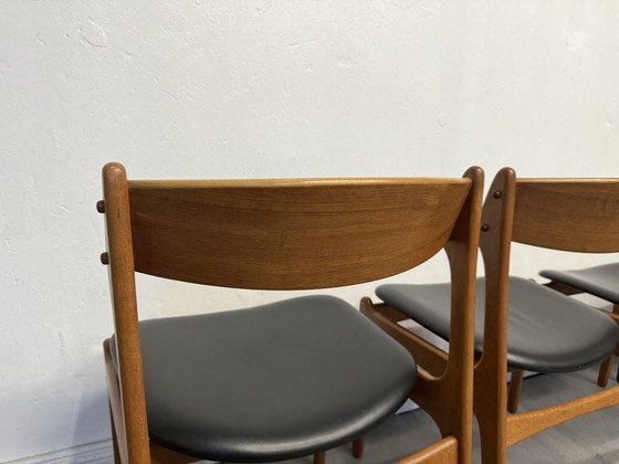 Image 1 of 4 eetkamerstoelen Stoel Teak Erik Buch Odd. Deens MidCentury