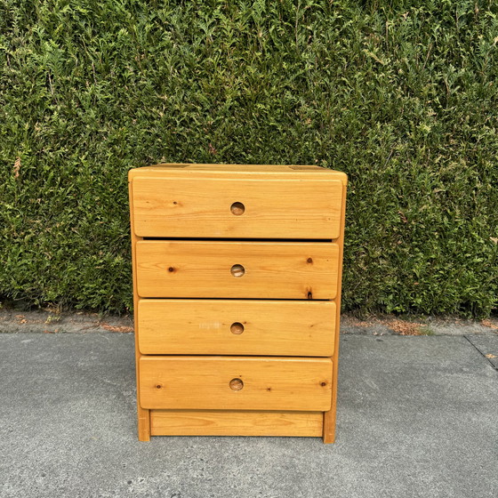 Image 1 of Vintage Pijnboom Commode