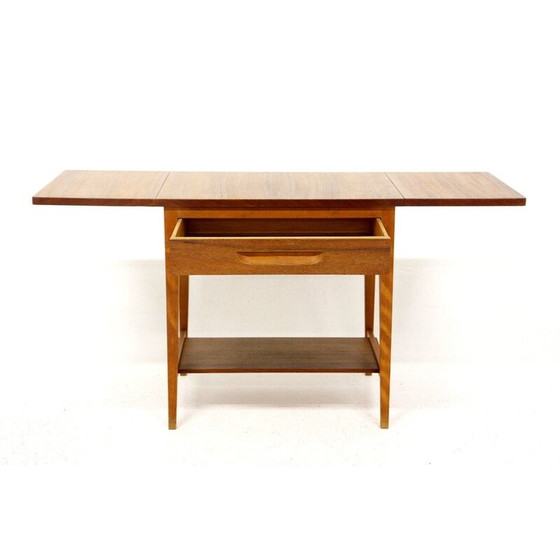 Image 1 of Vintage teakhouten serveertafel, Zweden 1950