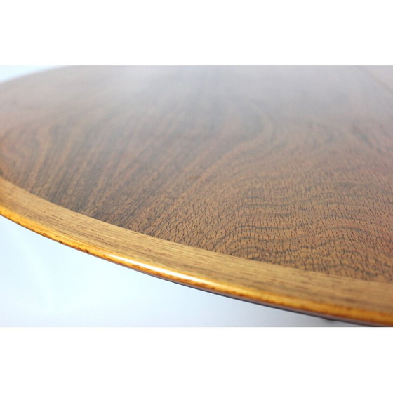 Image 1 of Vintage eettafel met verlengstukken in rozenhout 1960