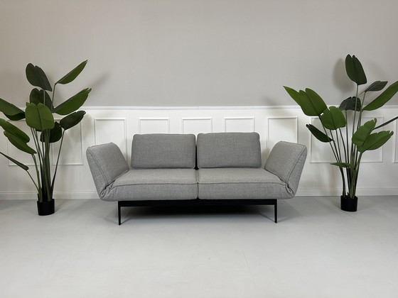 Image 1 of Rolf Benz Mera 386 Sofa Stof Grijs Relaxfunctie