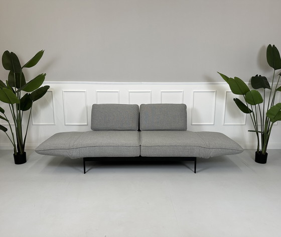 Image 1 of Rolf Benz Mera 386 Sofa Stof Grijs Relaxfunctie