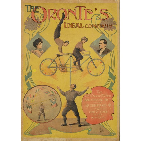 Image 1 of Vintage litho door E.Löffler, 1900