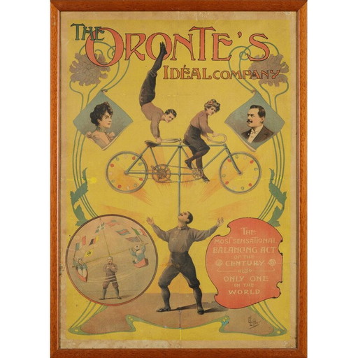 Vintage litho door E.Löffler, 1900