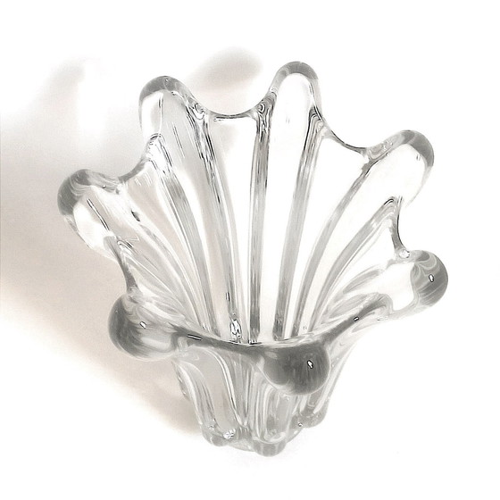 Image 1 of Kristallen vaas 60's Hoogte 27 Cm