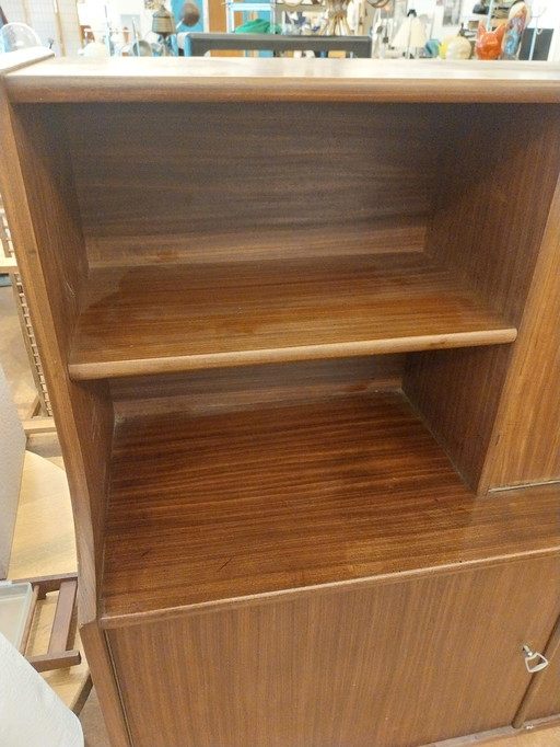 1 X Deense Highboard Buffetkast 1960'S 