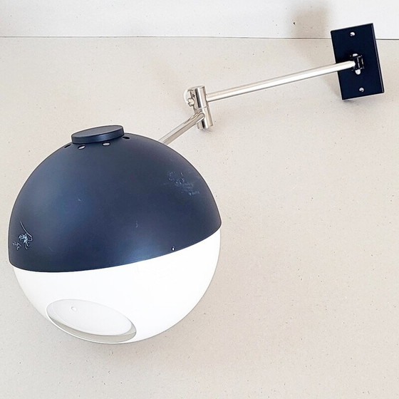 Image 1 of Vintage gelede wandlamp, 1960