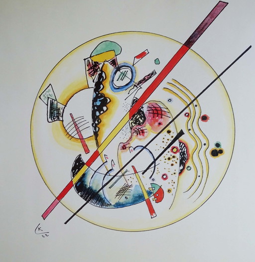 Bauhaus Archiv Berlijn - Wassily Kandinsky - Aus Dem Gästebuch Galston 1922