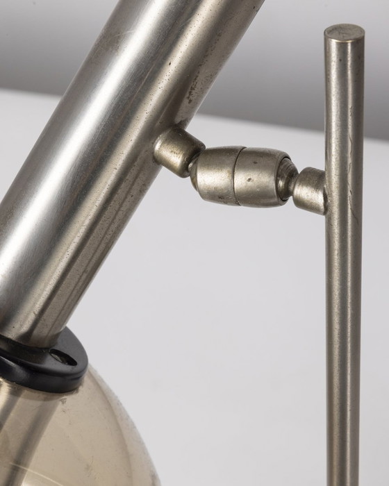 Image 1 of Vintage 1950S tafellamp in marmer en plexiglas ontwerp van Lamter Milano