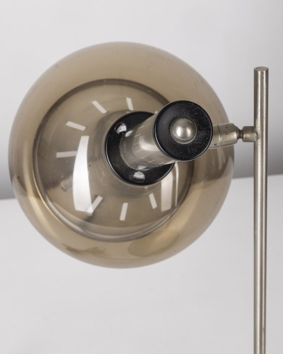 Image 1 of Vintage 1950S tafellamp in marmer en plexiglas ontwerp van Lamter Milano