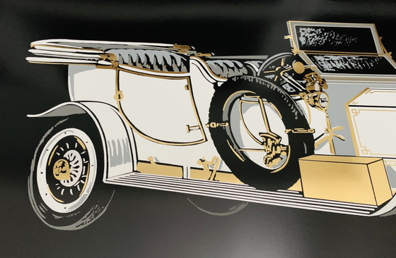 Image 1 of Kunstenaar: Hamilton Titel: Rolly Royce "Ghost" 1907. Zeefdruk.