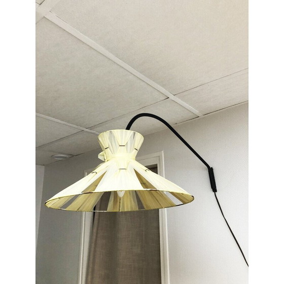 Image 1 of Vintage wandlamp met metalen beugel, 1960