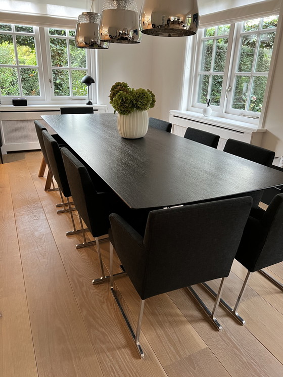 Image 1 of 10x B&B italia Solo S58 Stoel + eettafel