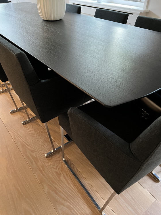 Image 1 of 10x B&B italia Solo S58 Stoel + eettafel