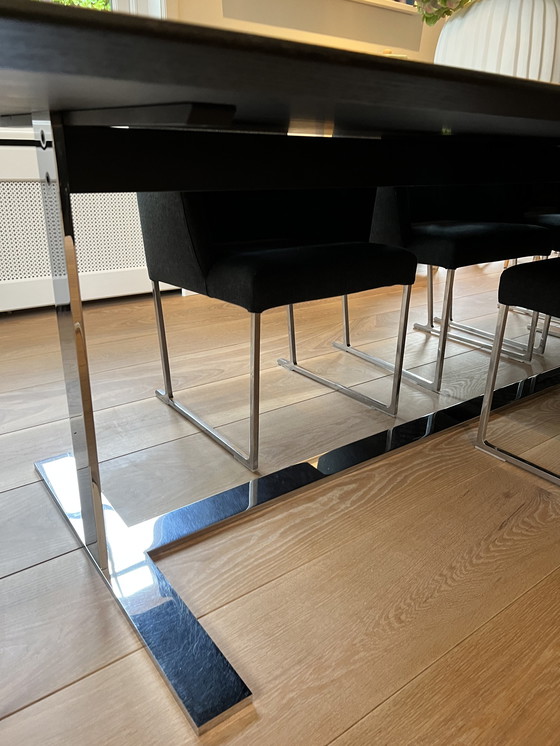 Image 1 of 10x B&B italia Solo S58 Stoel + eettafel