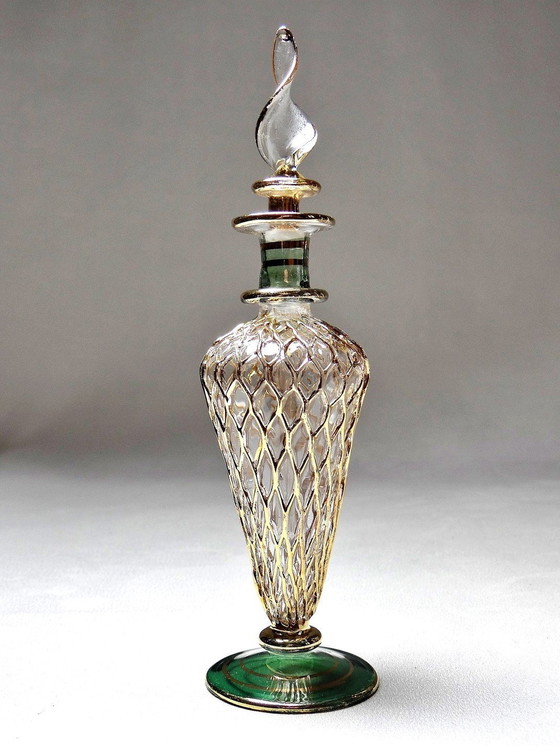 Image 1 of Set van 5 Vintage Egyptische Glazen Parfumflessen