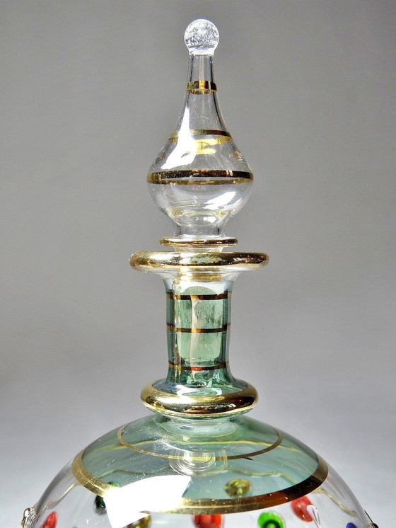 Image 1 of Set van 5 Vintage Egyptische Glazen Parfumflessen