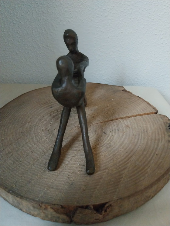 Image 1 of Sculptuur Moeder met kind