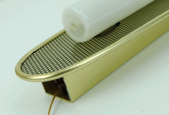 Image 1 of Erco vintage wandkandelaar metaal en glas