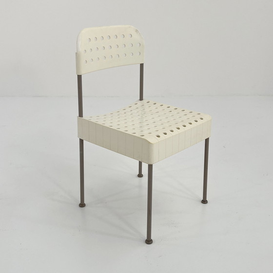 Image 1 of Witte Box Stoel Van Enzo Mari Voor Anonima Castelli, 1970S