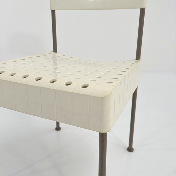 Image 1 of Witte Box Stoel Van Enzo Mari Voor Anonima Castelli, 1970S