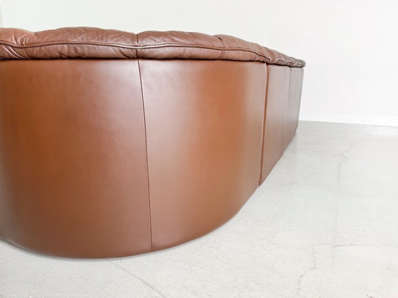 Image 1 of Originele De Sede hoekbank Ds 11 Midcentury leder patchwork