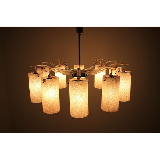 Image 1 of Vintage plastic kroonluchter, Raumleuchts, Duitsland 1970