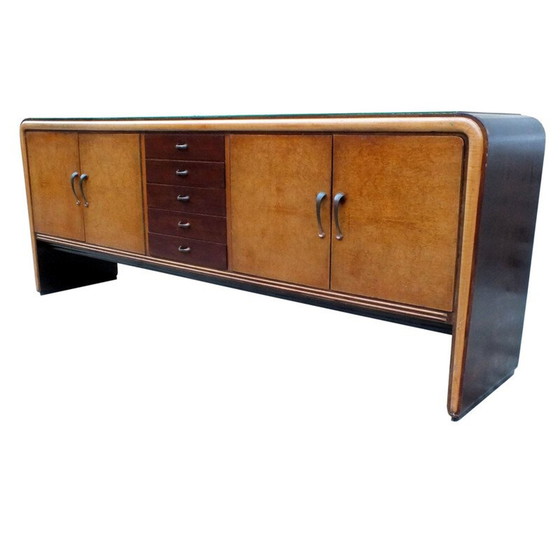 Image 1 of Vintage dressoir en kabinet bar Osvaldo Borsani 1930