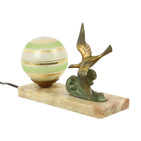 Image 1 of Art Deco Bol Lamp Vogel