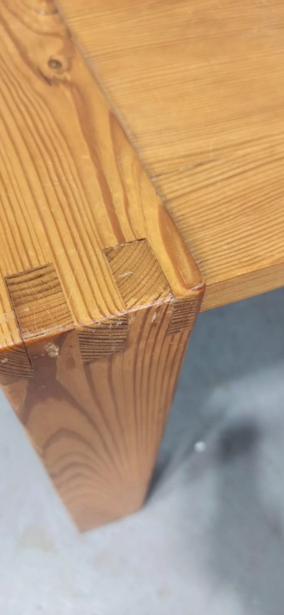 Image 1 of Vintage grenen salontafel, minimalistisch