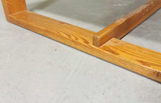 Image 1 of Vintage grenen salontafel, minimalistisch