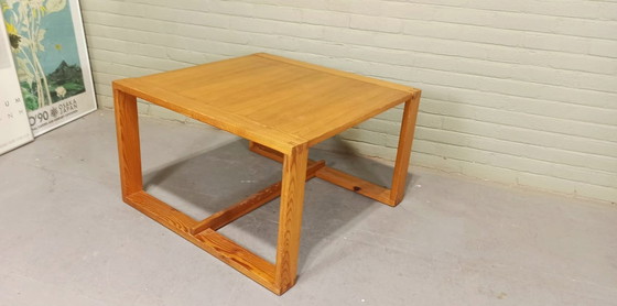 Image 1 of Vintage grenen salontafel, minimalistisch