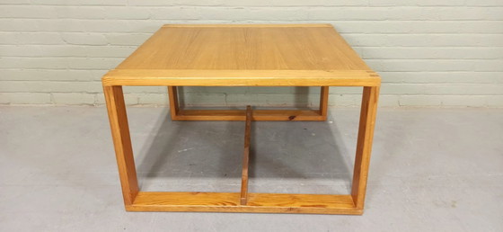 Image 1 of Vintage grenen salontafel, minimalistisch