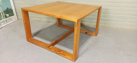 Image 1 of Vintage grenen salontafel, minimalistisch