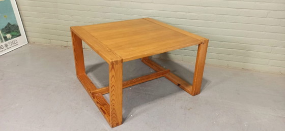 Image 1 of Vintage grenen salontafel, minimalistisch