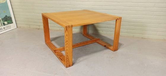 Image 1 of Vintage grenen salontafel, minimalistisch