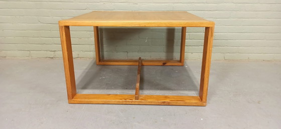 Image 1 of Vintage grenen salontafel, minimalistisch