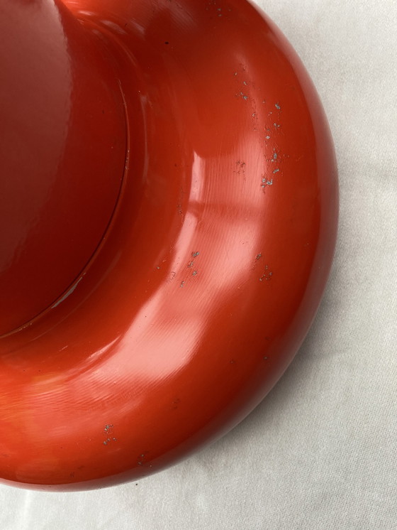 Image 1 of 4 Metalen Opknoping Armaturen, Oranje 70s.