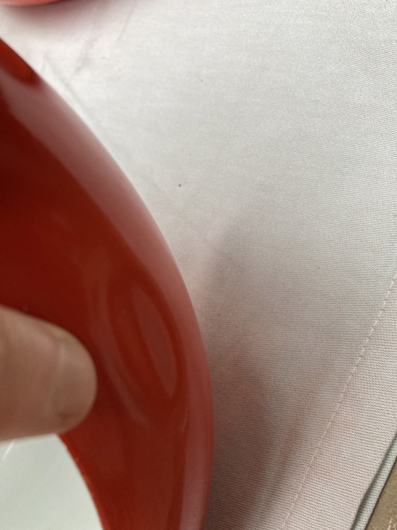 Image 1 of 4 Metalen Opknoping Armaturen, Oranje 70s.