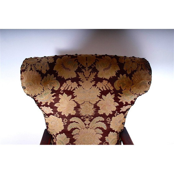 Image 1 of Vintage oude kasteelstoel, Tsjecho-Slowakije 1900