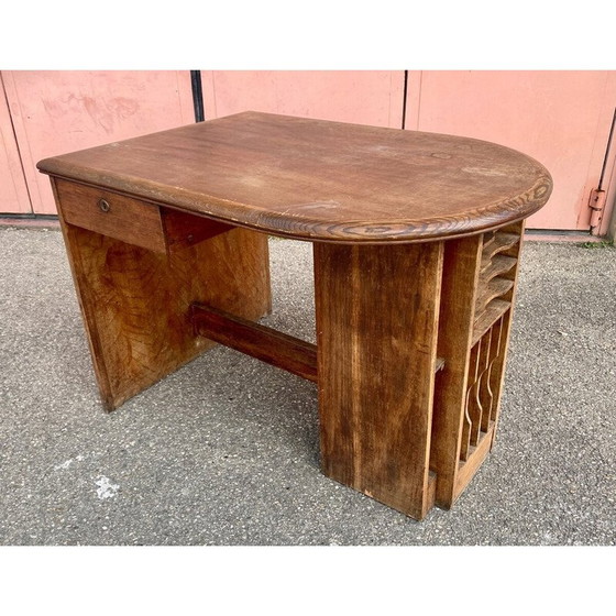 Image 1 of Vintage art deco bureau met laden