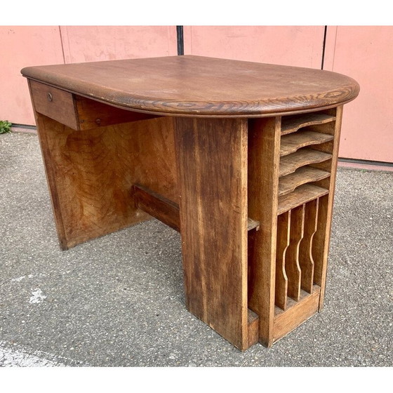 Image 1 of Vintage art deco bureau met laden