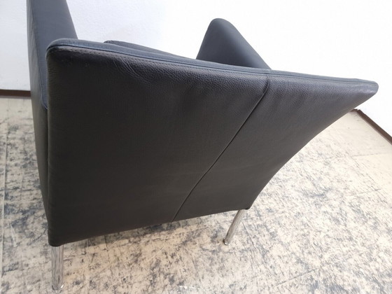 Image 1 of Walter Knoll fauteuil Jason 391 echt leren fauteuil designerstoel designerstoel