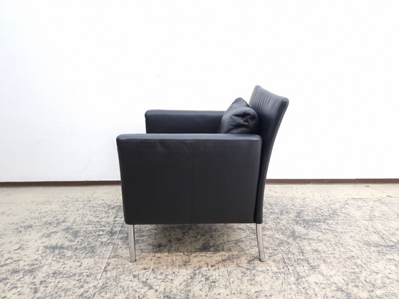 Image 1 of Walter Knoll fauteuil Jason 391 echt leren fauteuil designerstoel designerstoel